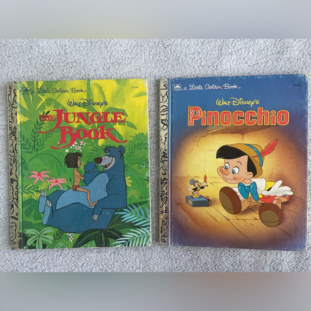 Little Golden Book Walt Disney book bundle